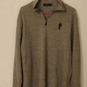 Polo bear half zip sweater by Ralph lauren